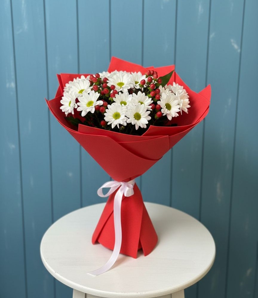 Букет цветов из: Хризантемы в Курагино