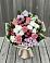Букет цветов из: Альстромерии, Гвоздики, Розы и Хризантемы в Курагино