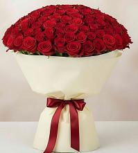 Букет 101 Красная роза Милано в Курагино