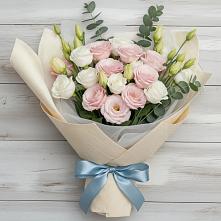 Букет цветов из:  Лизиантусы #REPLACE_PRED# Курагино