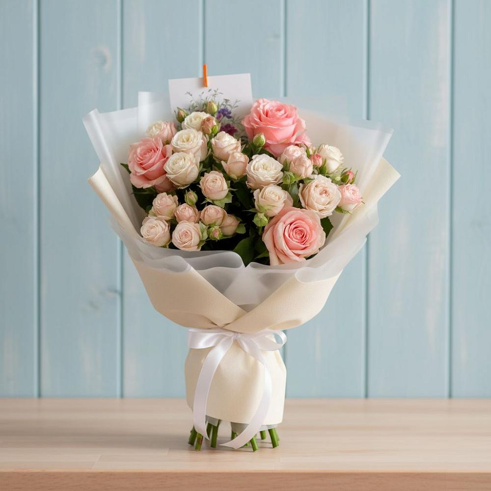 Букет цветов из: Розы в Курагино