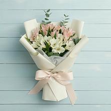 Букет цветов из:  Альстромерии в Курагино