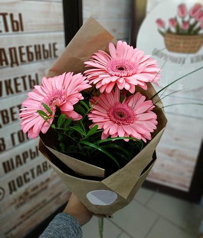 Букет цветов из: Герберы в Курагино