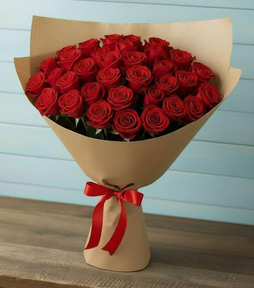 Букет Красные розы Милано в Курагино