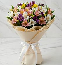 Букет цветов из:  Альстромерии #REPLACE_PRED# Курагино