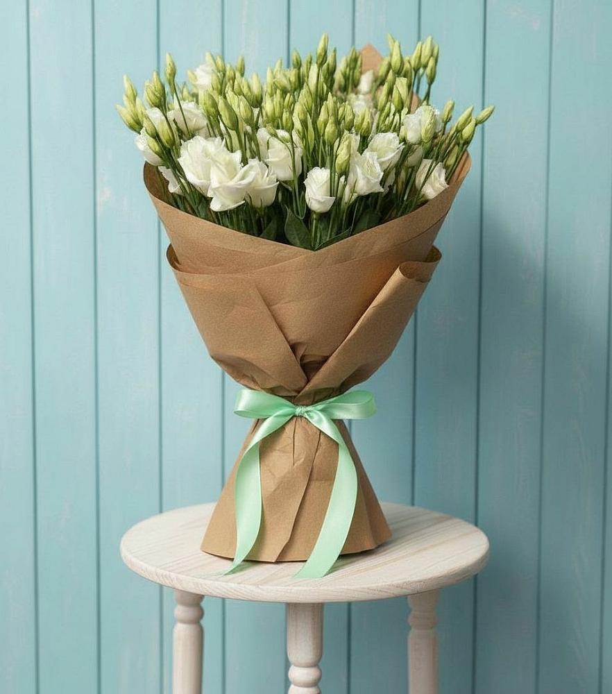 Букет цветов из: Лизиантусы в Курагино