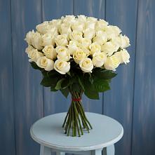 Букет 51 Белая роза Эдлесс Лав #REPLACE_PRED# Курагино