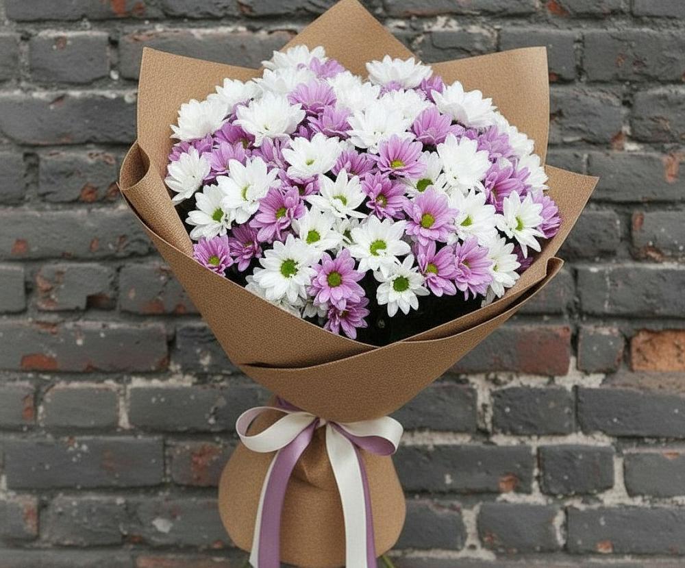 Букет цветов из: Хризантемы в Курагино