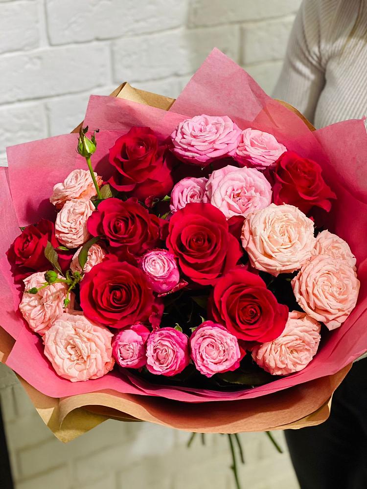 Букет цветов из: Розы в Курагино