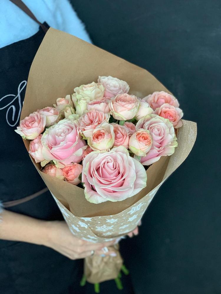 Букет цветов из: Хризантемы и Розы в Курагино