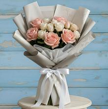 Букет цветов из:  Розы #REPLACE_PRED# Курагино