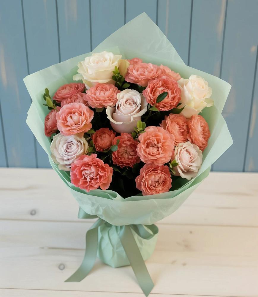 Букет цветов из: Розы в Курагино