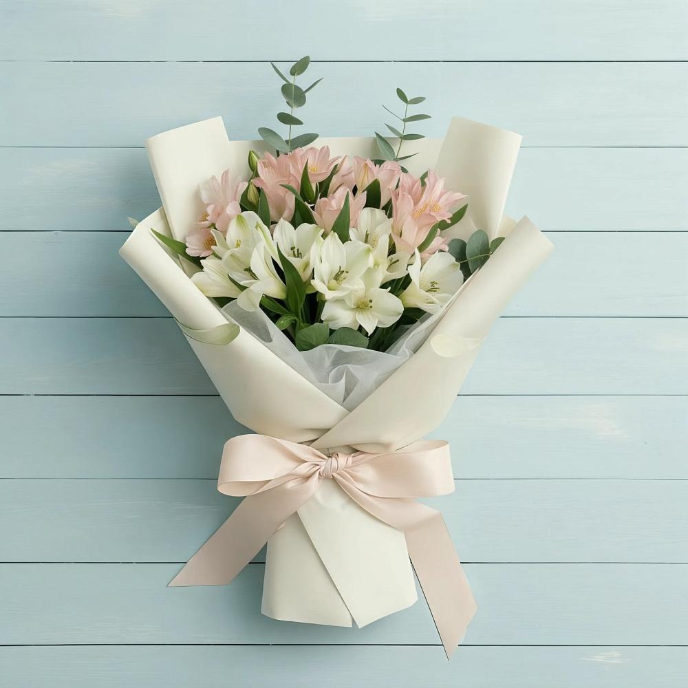 Букет цветов из: Альстромерии в Курагино