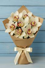 Букет цветов из:  Орхидеи и Розы в Курагино