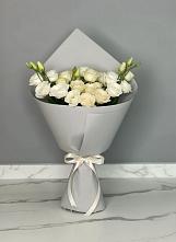 Букет цветов из:  Розы и Лизиантусы в Курагино